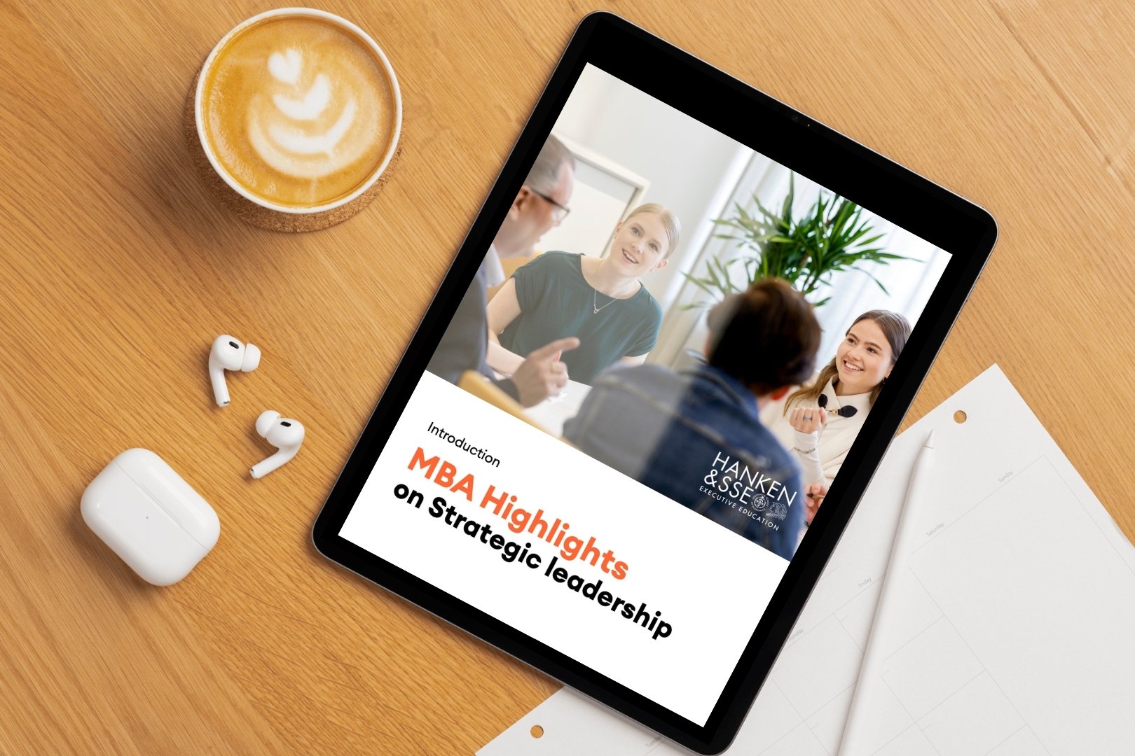 MBA Highlights Strategic Leadership mockup