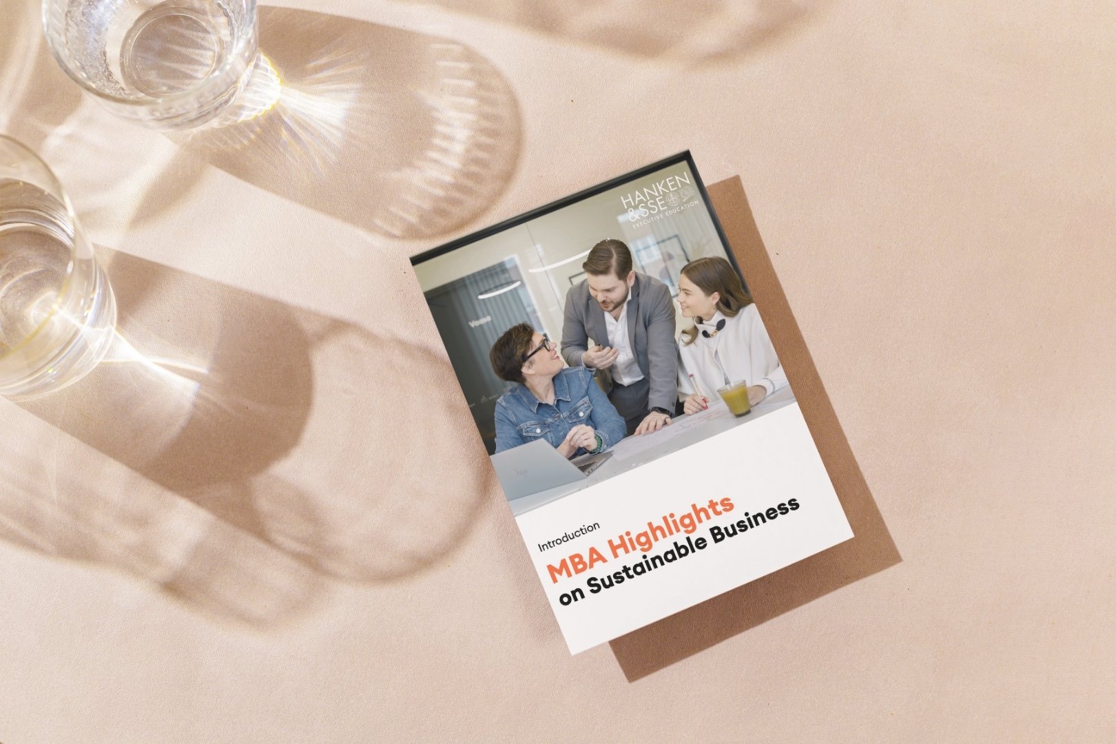 MBA Highlights Sustainable Business mockup